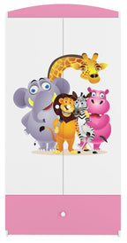 Ντουλάπα Babydreams Cartoon-Roz-Zoo