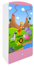 Ντουλάπα Babydreams Cartoon-Roz-Safari