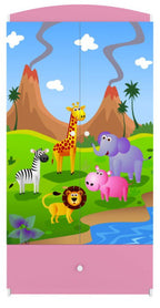 Ντουλάπα Babydreams Cartoon-Roz-Safari