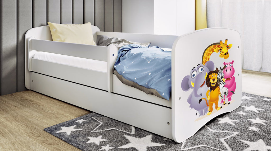 Παιδικό Κρεβάτι Babydreams Cartoon-Leuko-140 x 70-Zoo