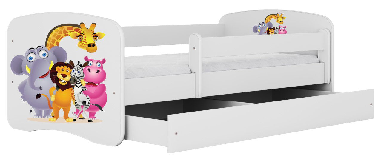 Παιδικό Κρεβάτι Babydreams Cartoon-Leuko-140 x 70-Zoo