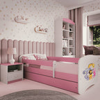 Παιδικό Κρεβάτι Babydreams Cartoon-Roz-140 x 70-Zoo