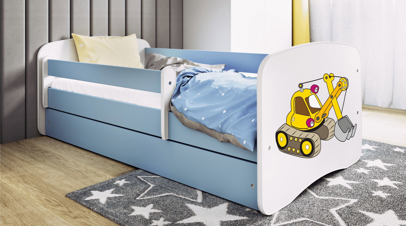 Παιδικό Κρεβάτι Babydreams Cartoon-Mple-180 x 80-Digger