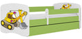 Παιδικό Κρεβάτι Babydreams Cartoon-Prasino-180 x 80-Digger