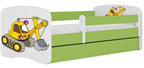 Παιδικό Κρεβάτι Babydreams Cartoon-Prasino-180 x 80-Digger
