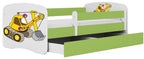 Παιδικό Κρεβάτι Babydreams Cartoon-Prasino-180 x 80-Digger