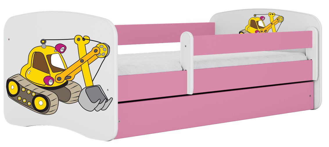 Παιδικό Κρεβάτι Babydreams Cartoon-Roz-160 x 80-Digger