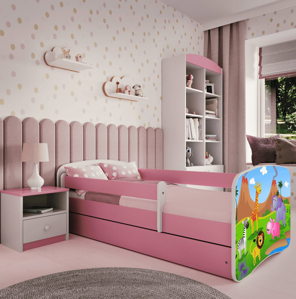 Παιδικό Κρεβάτι Babydreams Cartoon-Roz-160 x 80-Safari