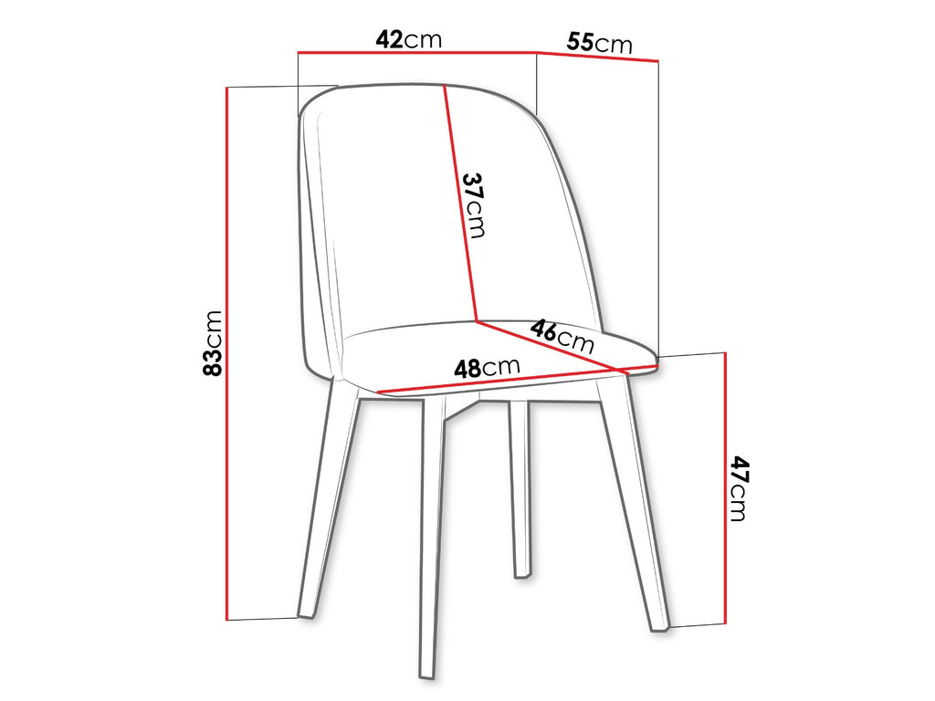 Καρέκλα Monti III-Gkri Skouro