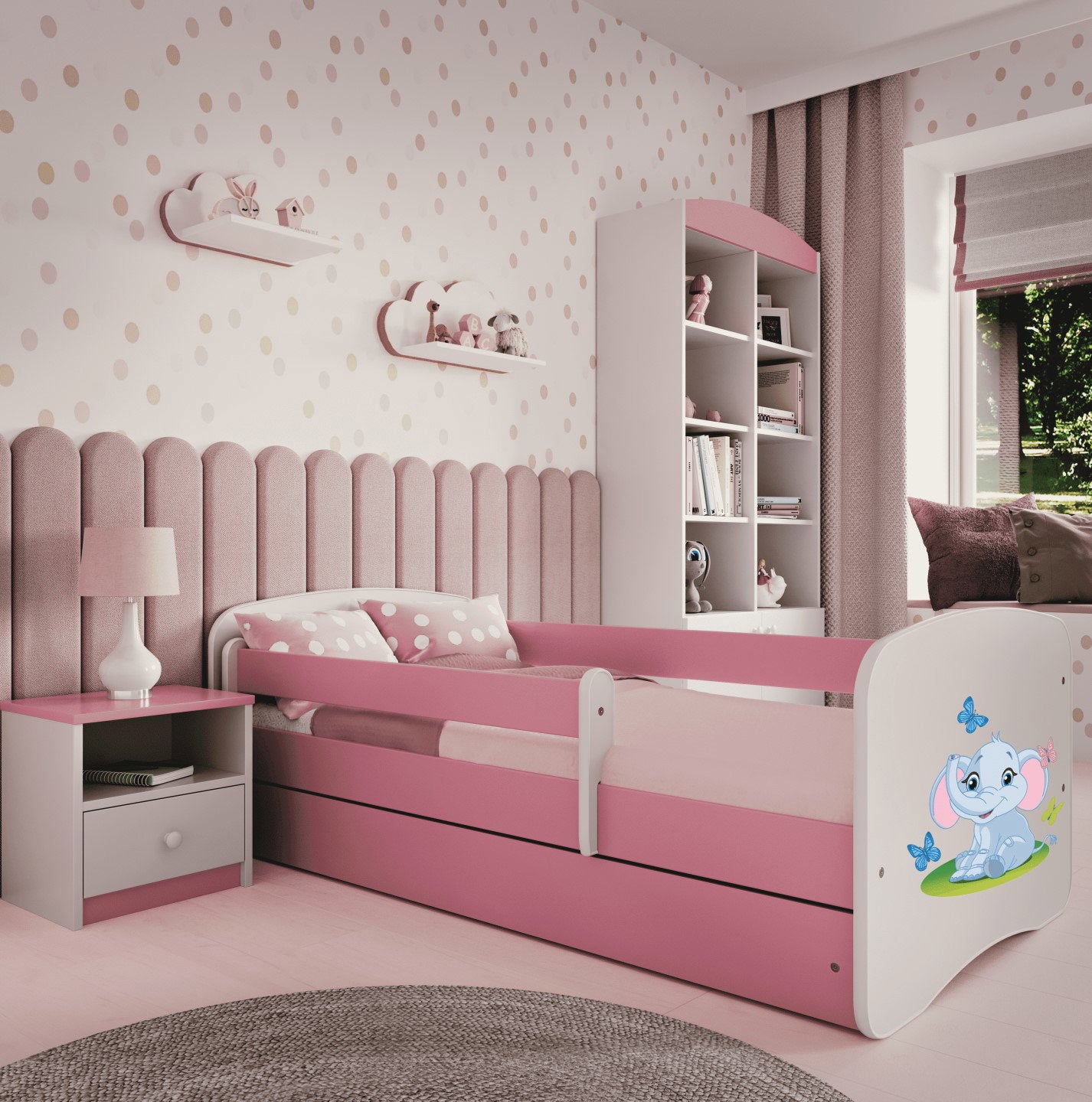 Παιδικό Κρεβάτι Babydreams Cartoon-Roz-160 x 80-Elephant