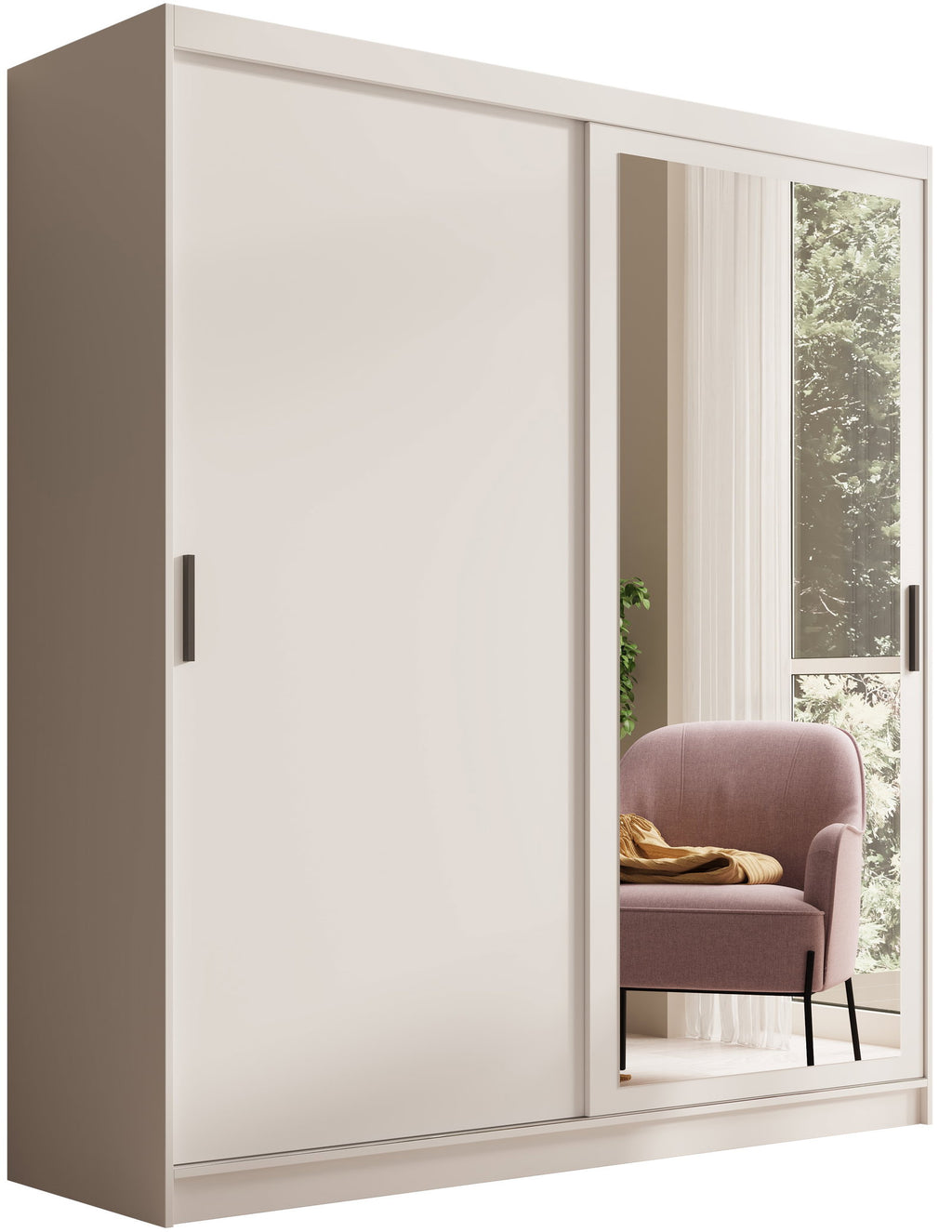 Ντουλάπα Reflecta 180 συρόμενη