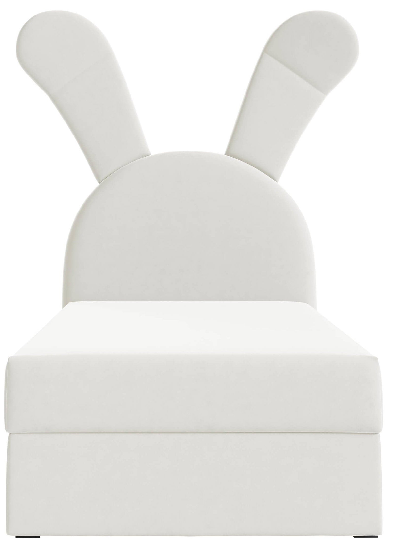 Παιδικό Επενδυμένο Κρεβάτι Bunny Light-Ekrou-Deksia