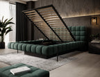 Επενδυμένο κρεβάτι Cloud-Kuparissi-180 x 200