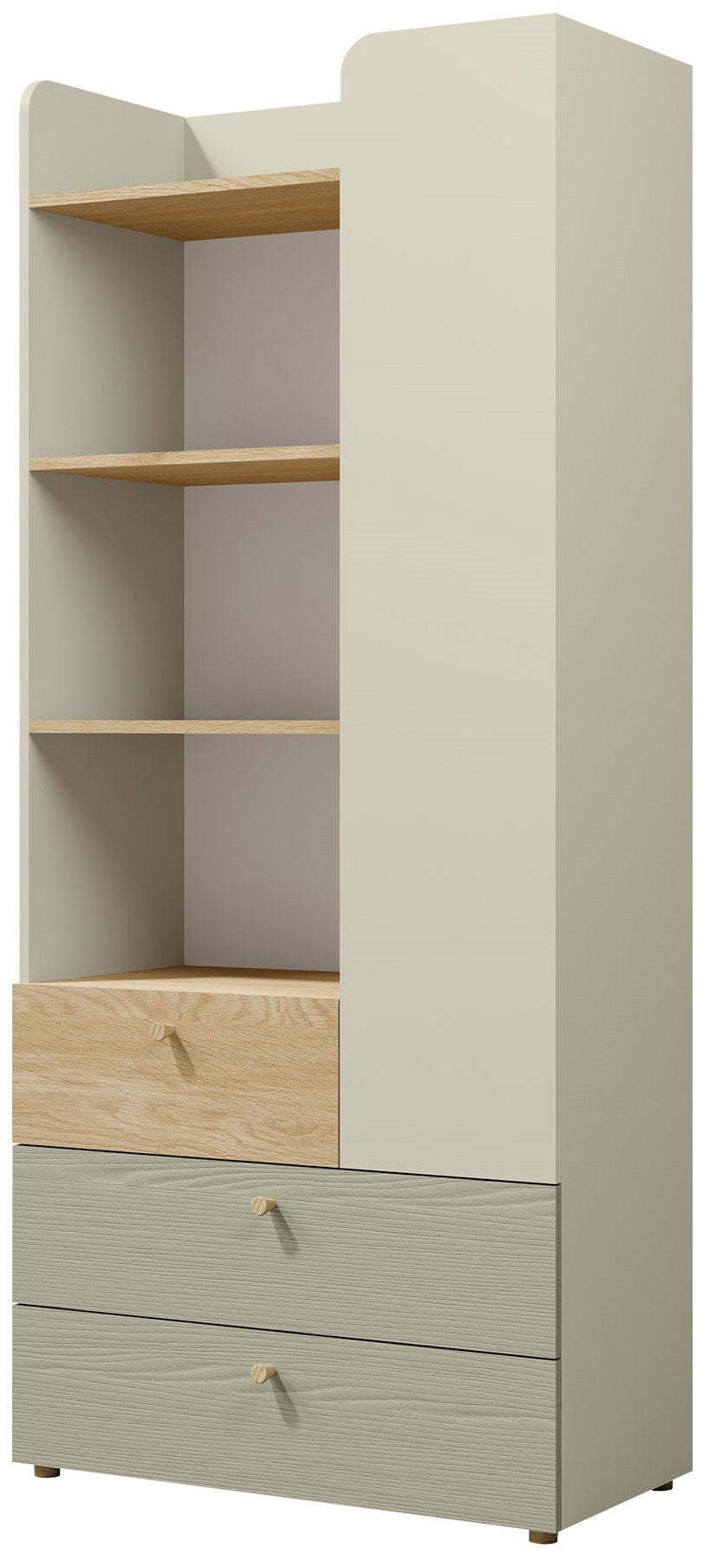 Βιβλιοθήκη Yuki 1D 3S tall-Menta