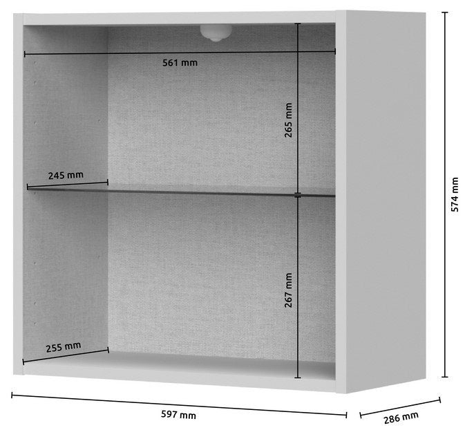 Κρεμαστό ντουλάπι βιτρίνας Phantom