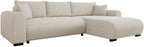 Γωνιακός καναπές Merkos I-Krem