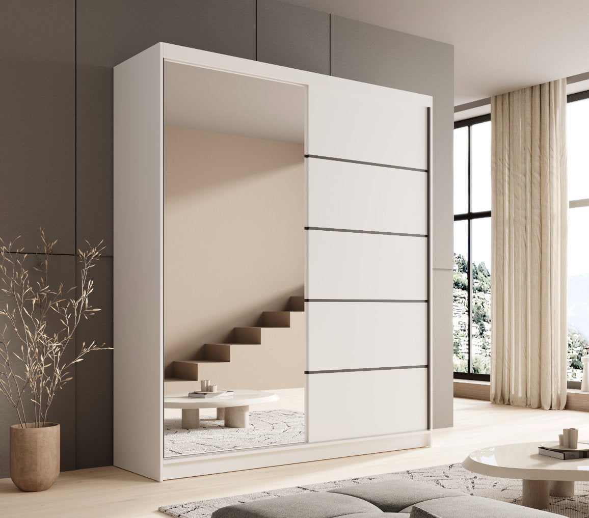 Ντουλάπα Shelvia 180 συρόμενη