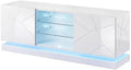 Έπιπλο τηλεόρασης Qiu με LED-Leuko-Μήκος: 200 εκ.
