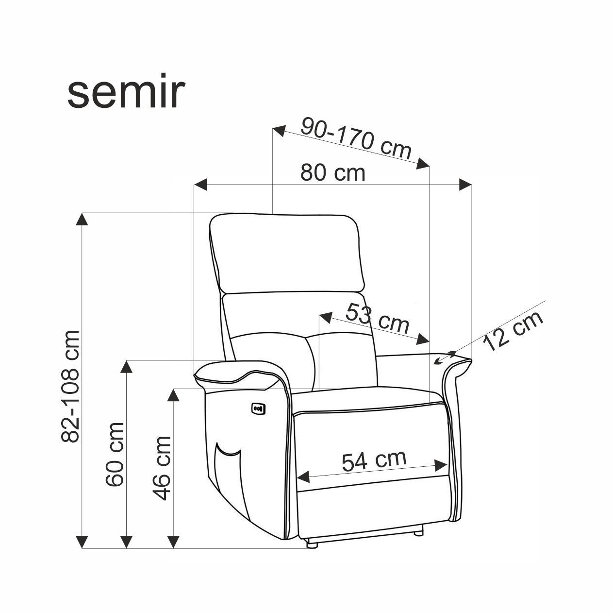 Πολυθρόνα Semi II-Mauro