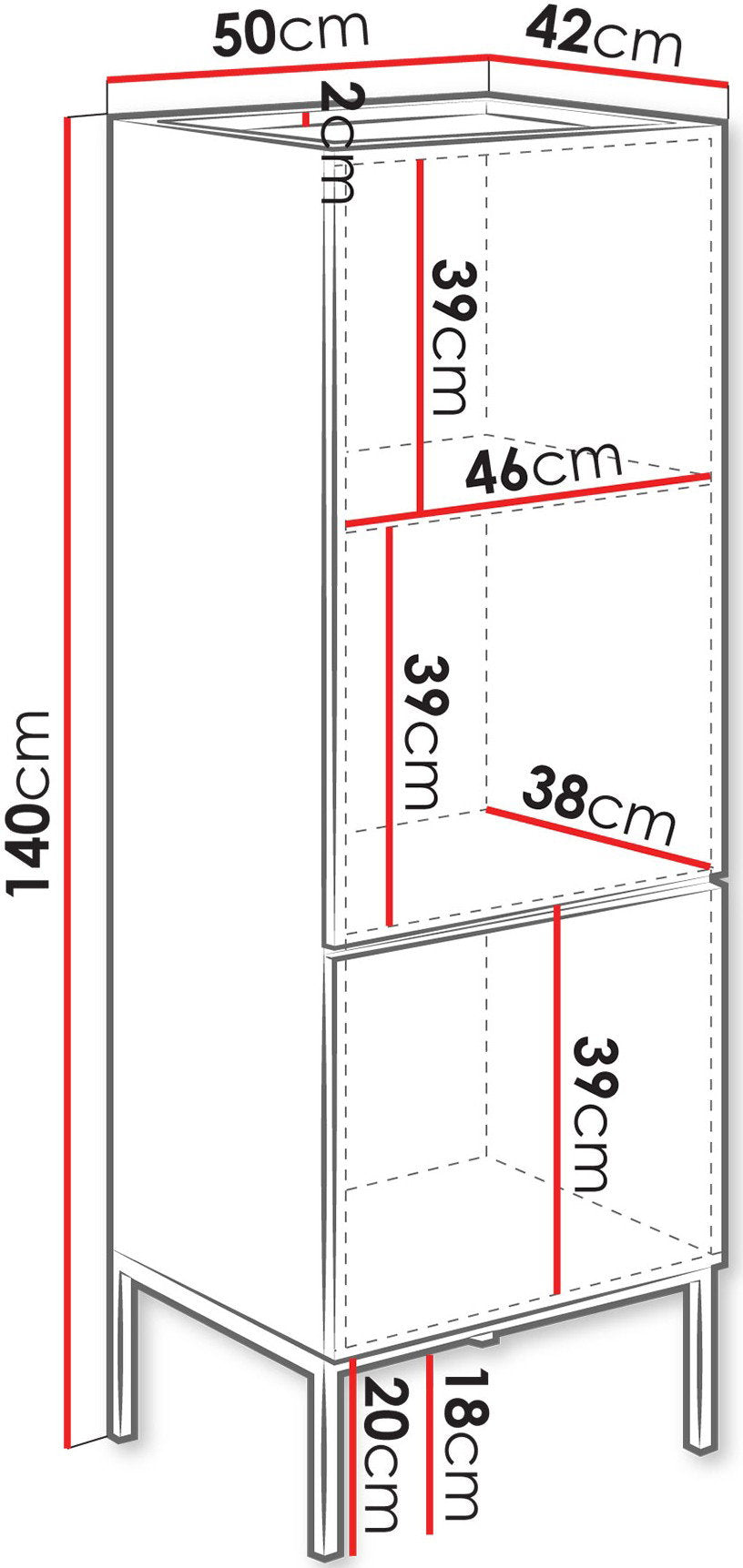 Μπουφές Como 50 2D