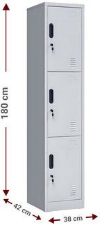 Μεταλλικός φοριαμός Damian 3D Slim