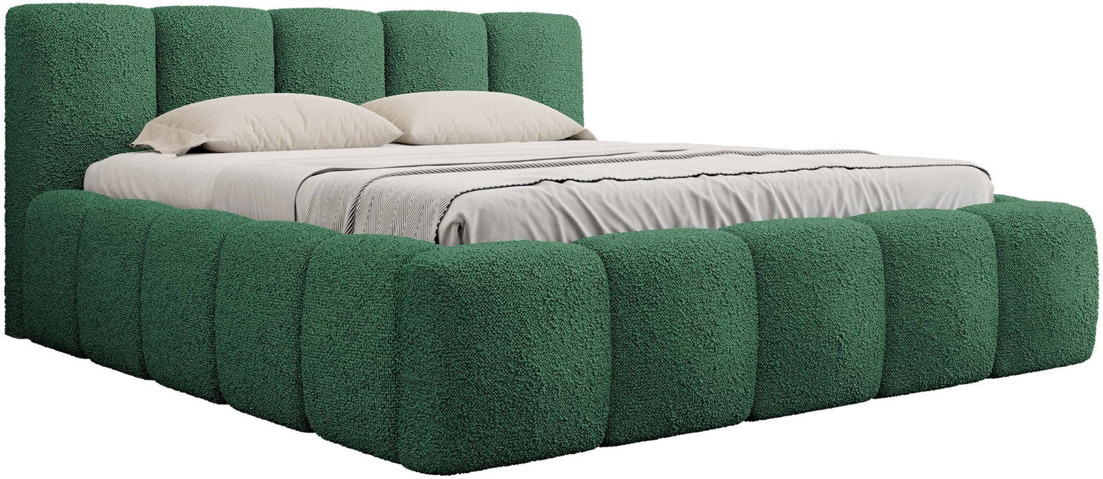 Επενδυμένο κρεβάτι Kevson-Prasino-140 x 200