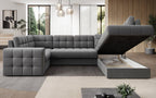 Γωνιακός καναπές Bale U-Gkri Skouro-Δεξιά