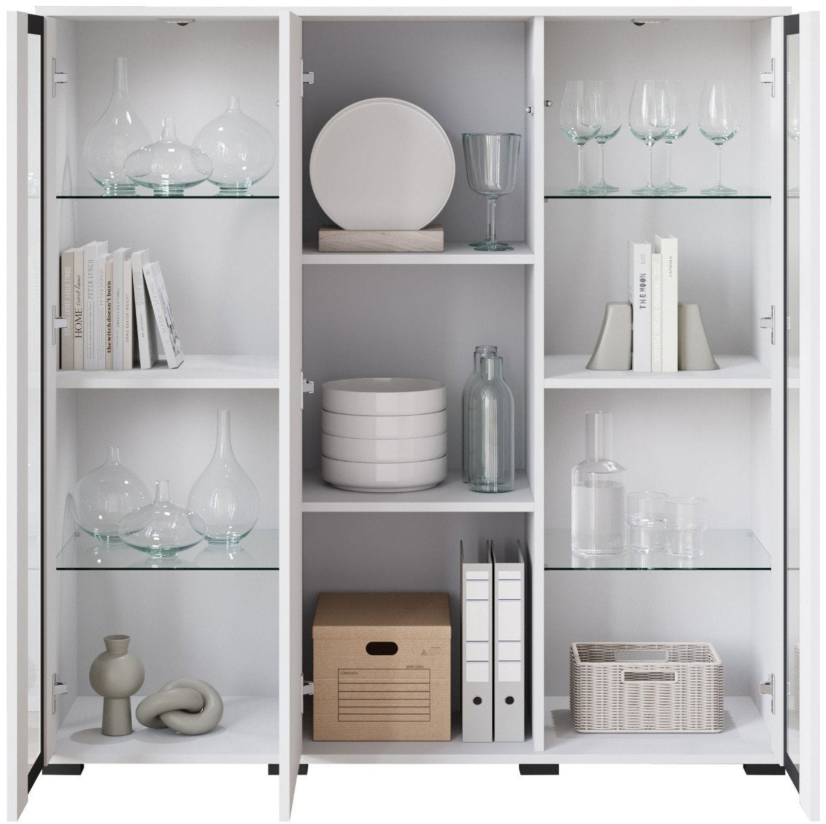 Βιτρίνα Caro HB 120-Leuko
