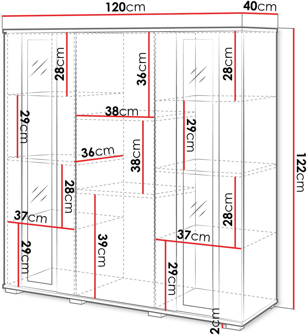 Βιτρίνα Caro HB 120