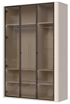 Ντουλάπα Dutchess τρίφυλλη glass