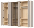 Ντουλάπα Dutchess εξάφυλλη 2 glass