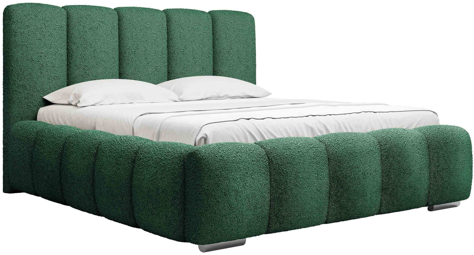 Επενδυμένο κρεβάτι Wizko-Prasino Skouro-180 x 200