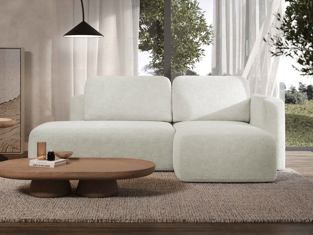 Γωνιακός καναπές Cozy-Beige-Δεξιά