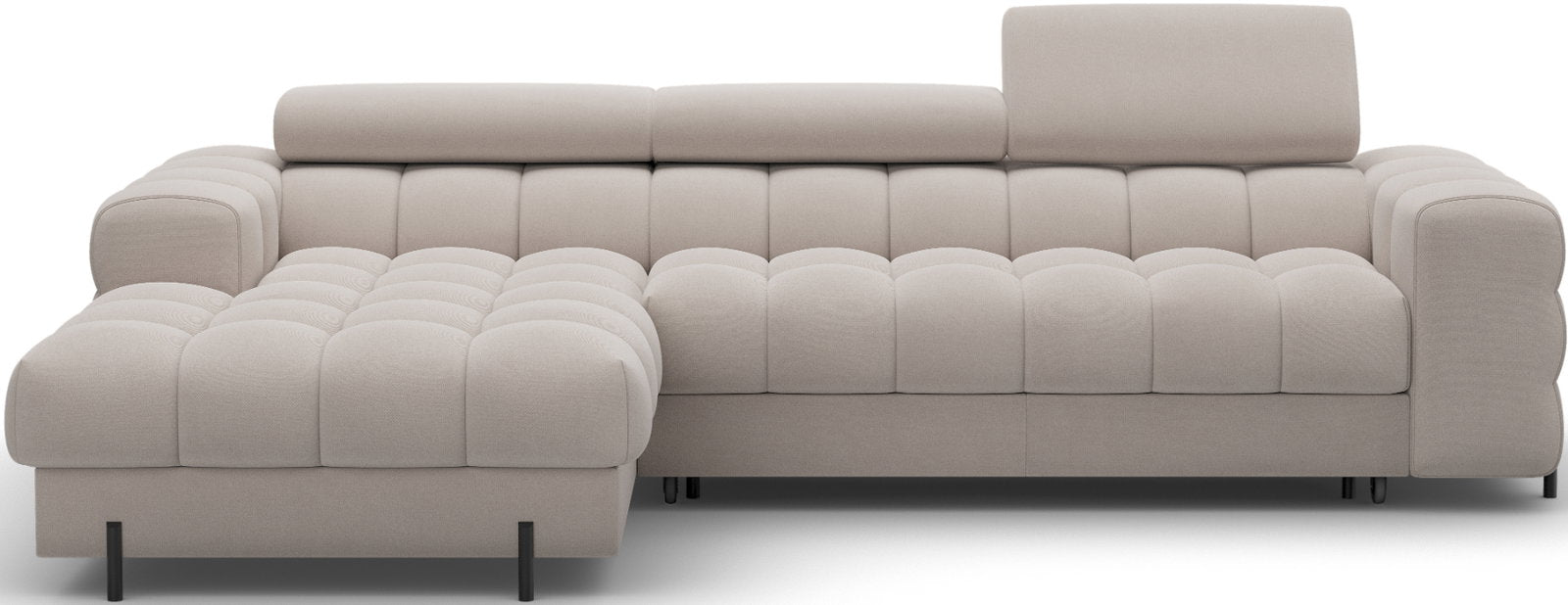 Γωνιακός καναπές Freyia-Beige-Αριστερή