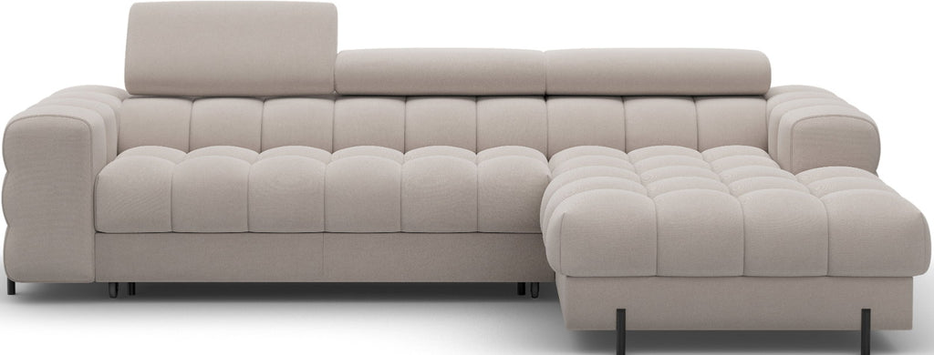 Γωνιακός καναπές Freyia-Beige-Δεξιά