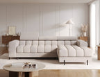 Γωνιακός καναπές Freyia-Beige-Δεξιά