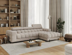 Γωνιακός καναπές Freyia-Beige-Δεξιά