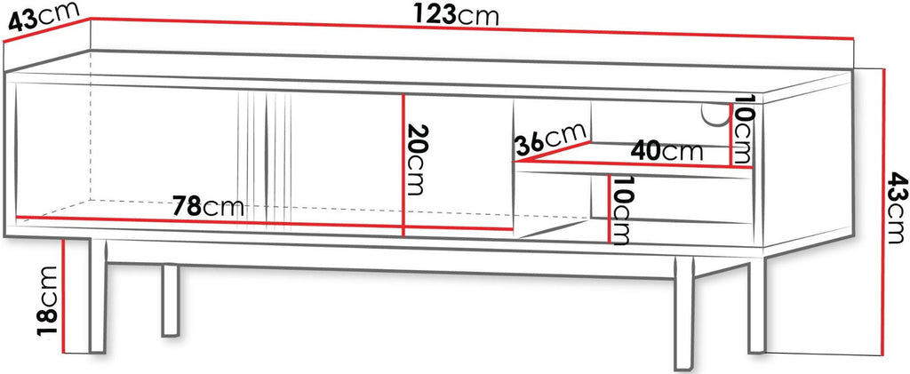Έπιπλο τηλεόρασης Alsy Reg II-Fusiko
