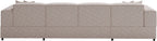 Γωνιακός καναπές Santos U-Silver Gray