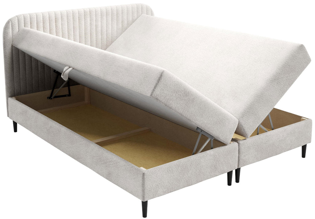 Επενδυμένο κρεβάτι Box Best I-Portokali-140 x 200