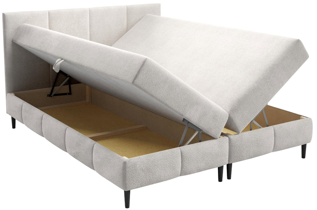 Επενδυμένο κρεβάτι Box Best II-Galazio-140 x 200