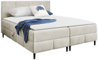 Επενδυμένο κρεβάτι Box Best II-Krem-160 x 200