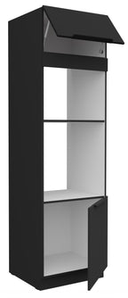 Επιδαπέδιο ντουλάπι Arianna 60 DPM 210 2F-Μαύρο