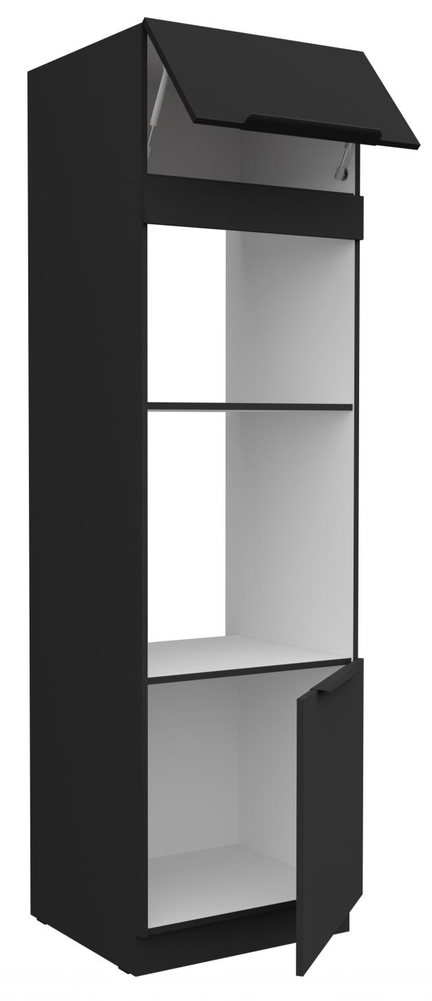 Επιδαπέδιο ντουλάπι Arianna 60 DPM 210 2F-Μαύρο