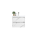 Βάση PVC με δύο συρτάρια και νιπτήρα Marble IVA 60 KARAG 60x47x51cm