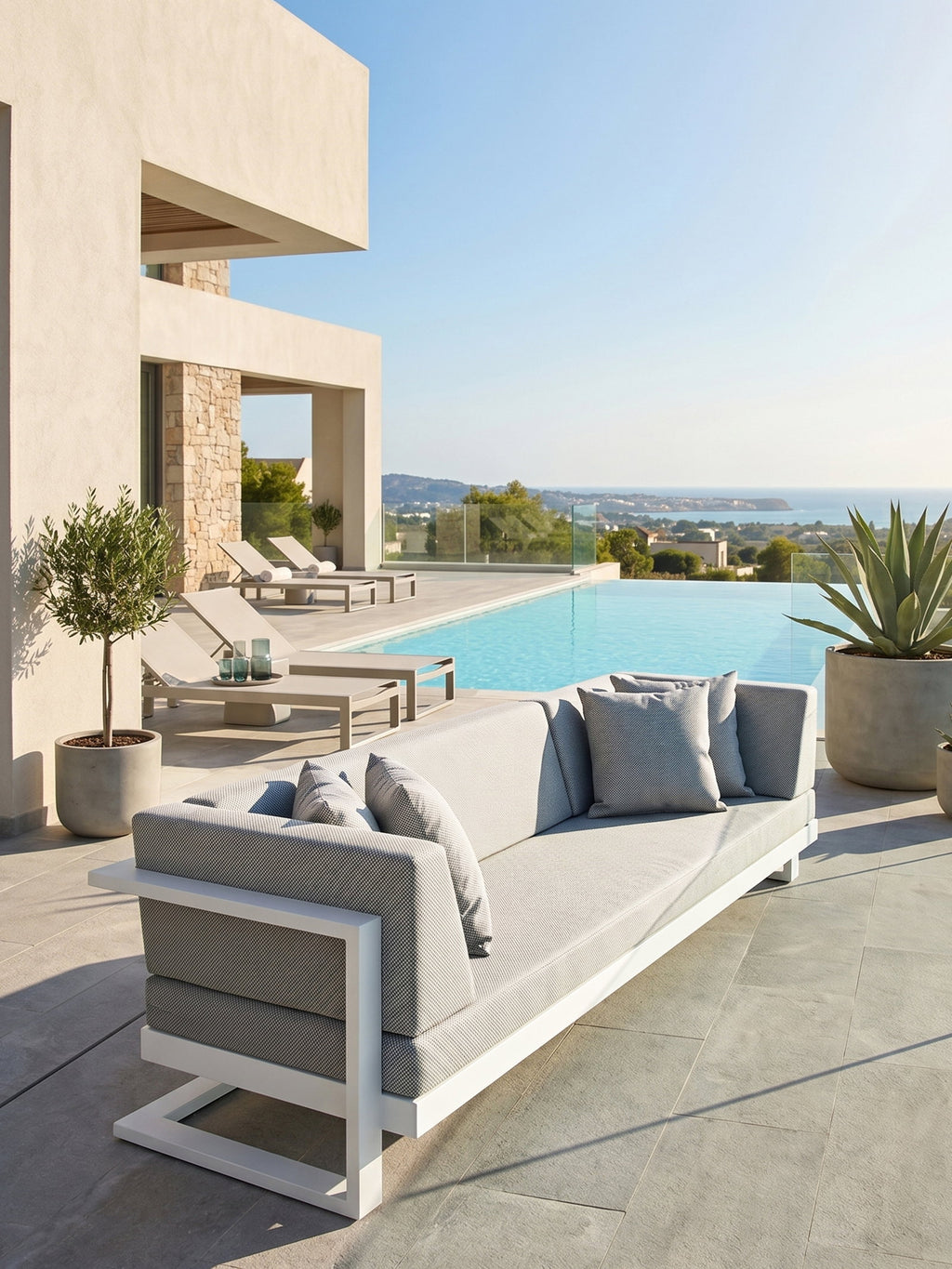 Καναπές Toscania Lounge Τριθέσιος