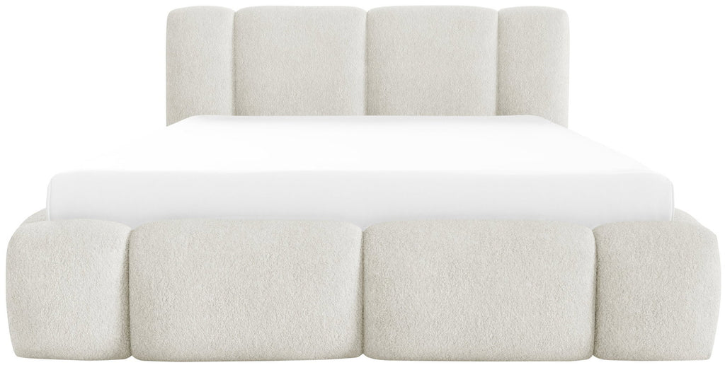 Επενδυμένο Κρεβάτι Bianco-Λευκό-200 x 200
