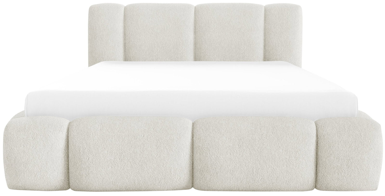 Επενδυμένο Κρεβάτι Bianco-Λευκό-200 x 200
