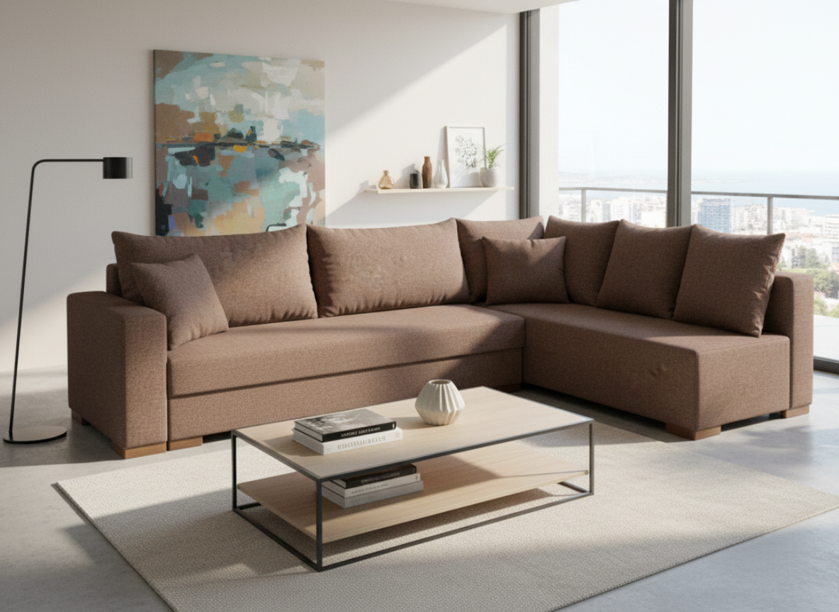 Γωνιακός καναπές Trendy-Αριστερή-265φ 165β εκ.-Tampa