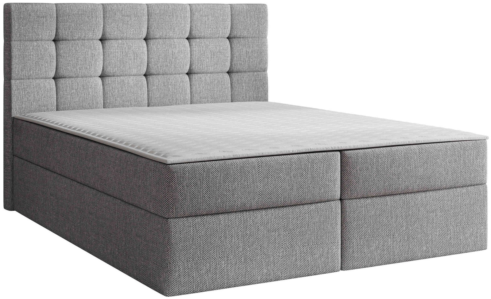 Επενδυμένο κρεβάτι Luanda-160 x 200-Gkri Anoixto